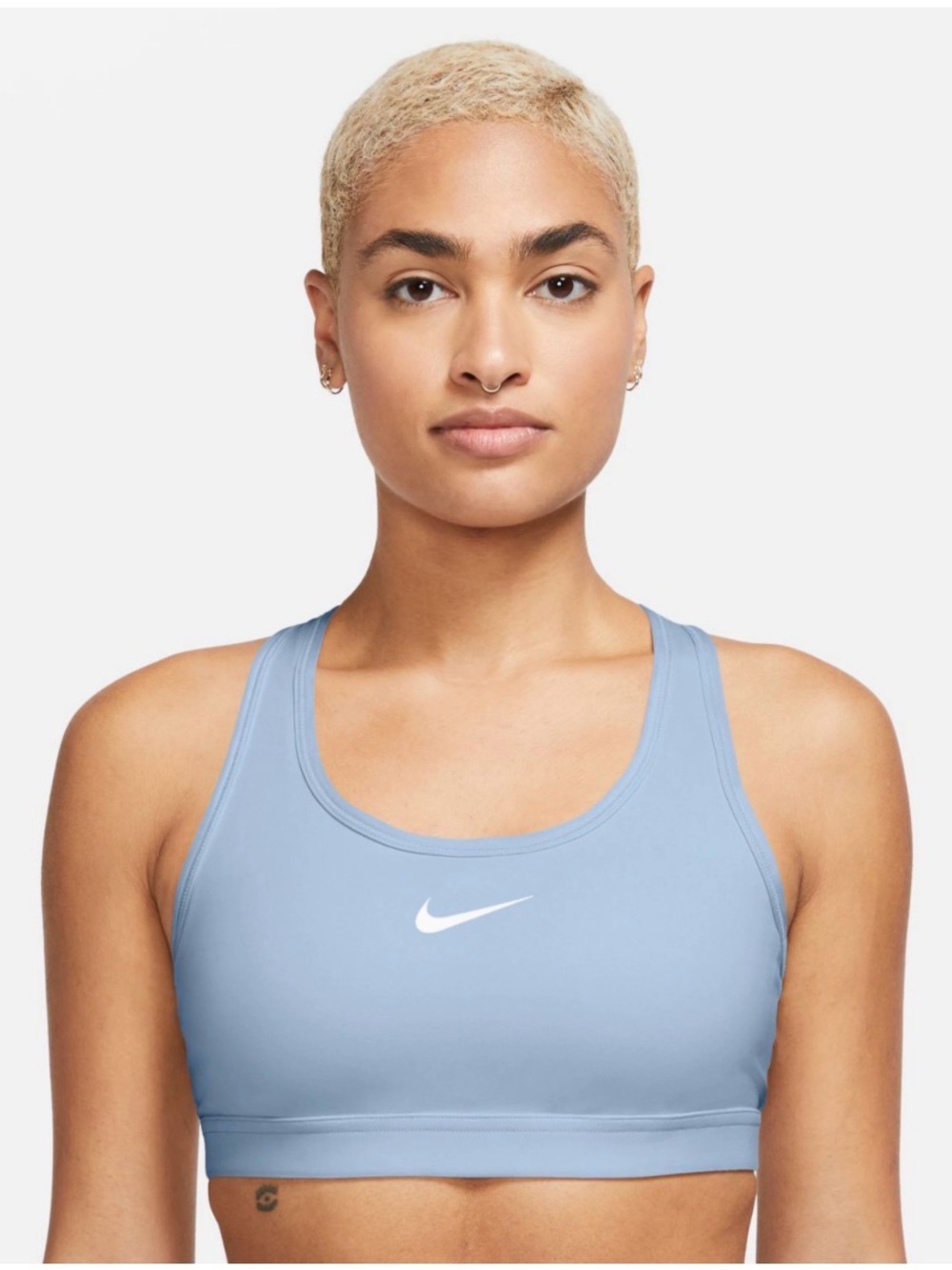 Nike Light Blue Racerback Sports Bra - Picture 2 of 3